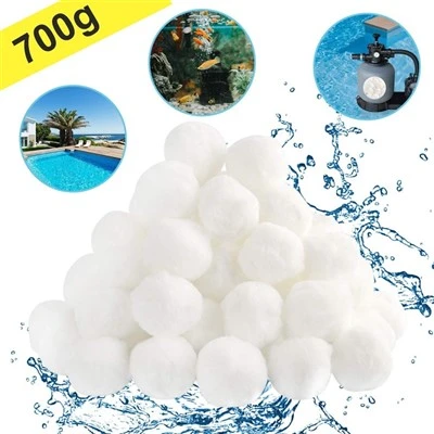 Kula filtracyjna o masie 700 g odpowiada 25 kg piasku
